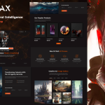 AI Max - AI Games & Tools Store Shopify Theme