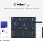 Angular Admin & Dashboard Template - Adminto