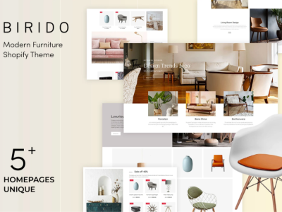 Birido - Modern Furniture Responsive Shopify Theme