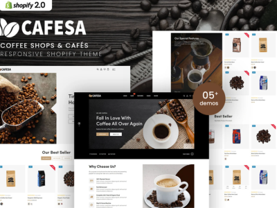 Cafesa - Coffee Shops & Cafés Shopify Theme
