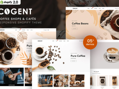 Cogent - Coffee Shops & Cafés Shopify 2.0 Theme
