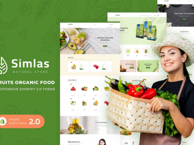 Simlas - Fruits Organic Food Shopify 2.0 Theme