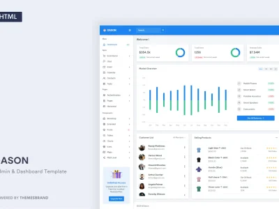 Dason - Admin & Dashboard Template