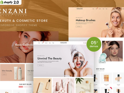 Enzani - Beauty & Cosmetics Shopify 2.0 Theme