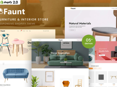 Faunt - Furniture & Interior Shopify 2.0 Theme