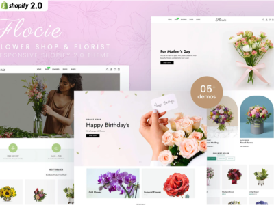 Flocie - Flower Shop & Florist Shopify 2.0 Theme