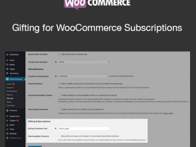 Gifting for WooCommerce Subscriptions