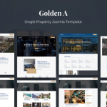 GoldenA - Single Property Joomla 4 Template
