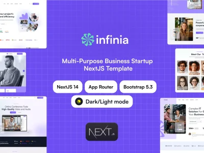 Infinia - Multipurpose business startup NextJS