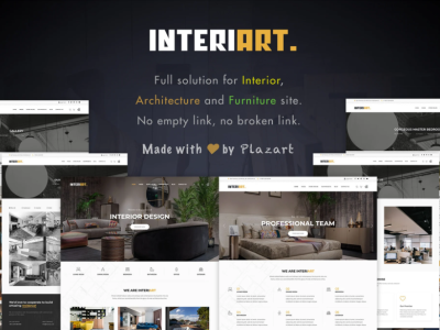 InteriArt - Furniture & Interior Joomla 4 Template