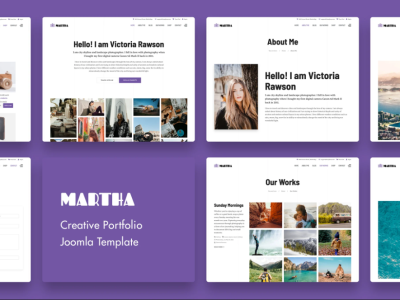Martha | Creative Portfolio Joomla 4 Template