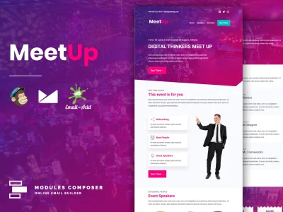 MeetUp - Event / Conference Responsive Email