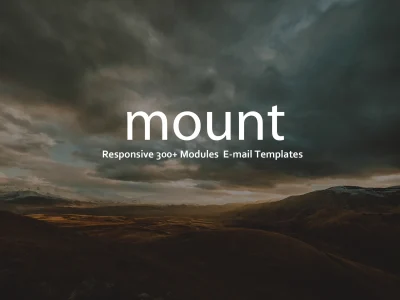 Mount - 300+ Modules E-mail Template