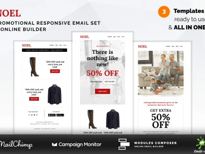 Noel - Promotional Email Templates Set
