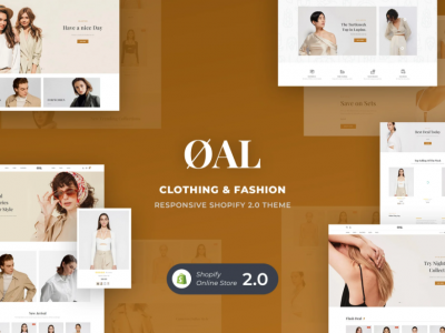 OAL - Clothing & Fashion Shopify 2.0 Theme