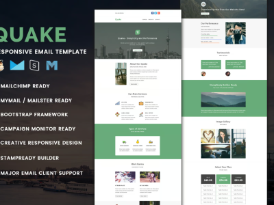 Quake - Multipurpose Responsive Email Template