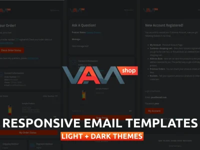 Responsive Email Templates for eCommerce WebSite