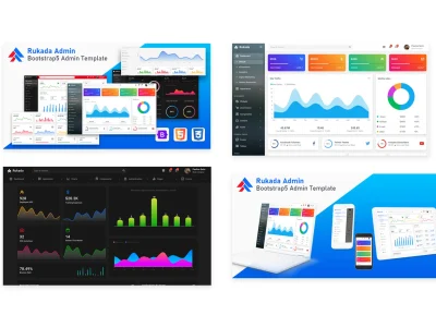 Rukada - Responsive Bootstrap 5 Admin Template
