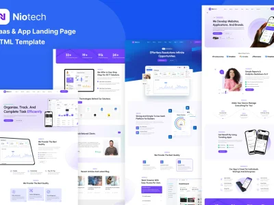 Saas & App Landing Page Template