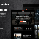 Riderhood – Motorcycle Club Elementor Template Kit