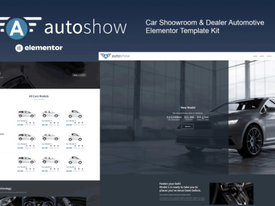 AutoShow - Car Shoowroom & Dealer Elementor Template Kit By TemeGUM