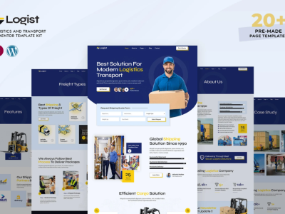 Logist - Logistics And Transport Elementor Pro Template Kit