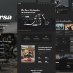 Forsa - Custom Motorcycle Garage Elementor Template Kit