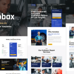 Autobax - Car Body Repair Shop Elementor Pro Template Kit