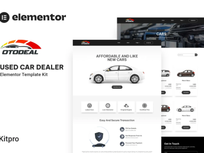 Otodeal - Used Car Dealer Elementor Template Kit