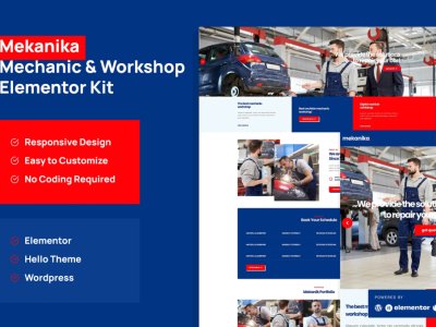 Mekanika - Mechanic and Workshop Company Template Kit