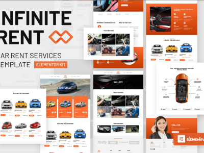 Infiniterent - Car Rental Elementor Template Kit