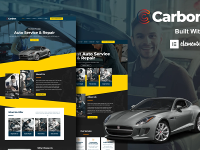 Carbon - Car Service Elementor Template Kit