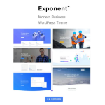 Exponent – Modern Multi-Purpose Business WordPress theme