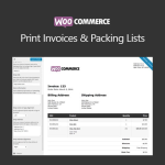 WooCommerce Print Invoices & Packing Lists
