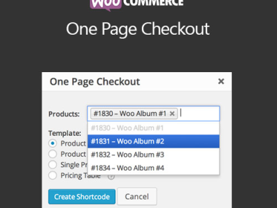 WooCommerce One Page Checkout