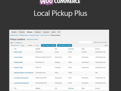 WooCommerce Local Pickup Plus