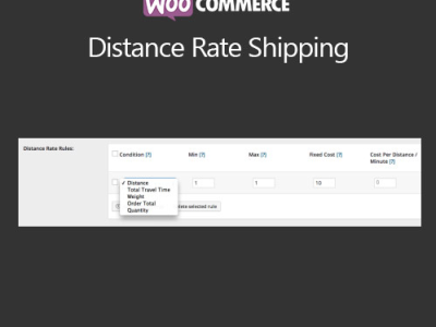 WooCommerce Distance Rate Shipping