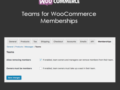 Teams for WooCommerce Memberships