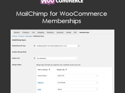 MailChimp for WooCommerce Memberships