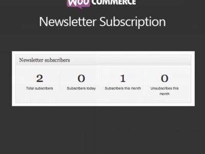 WooCommerce Newsletter Subscription