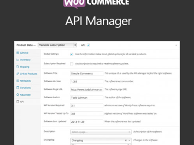 WooCommerce API Manager