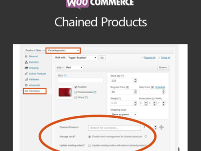 WooCommerce Chained Products