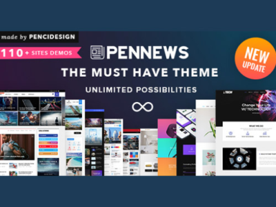 PenNews – News/ Magazine/ Business/ Portfolio/Reviews Landing AMP WordPress Theme