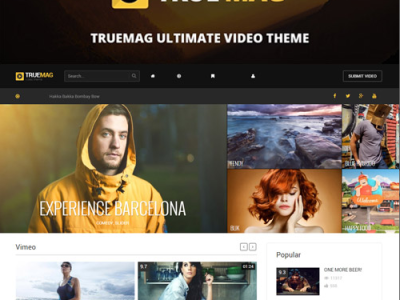 True Mag – WordPress Theme for Video and Magazine