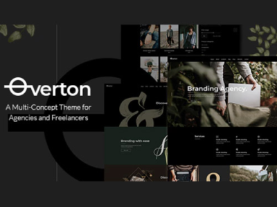 Overton – Creative Theme for Agencies and Freelancers