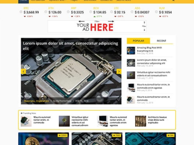 MyThemeShop Crypto Bitcoin & Cryptocurrency WordPress Theme
