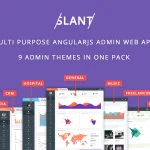 Slant - Multi Purpose AngularJS Admin Web App