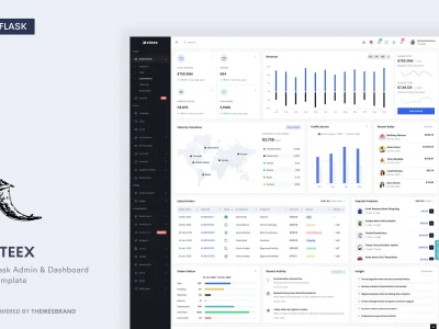 Steex - Flask Admin & Dashboard Template
