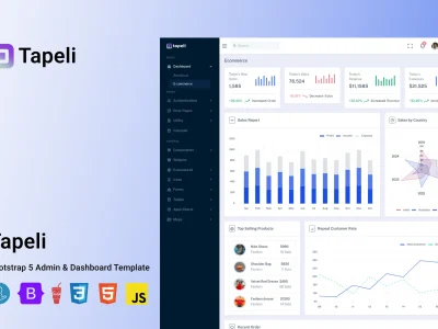 Tapeli - Responsive Bootstrap 5 Admin UI Kit