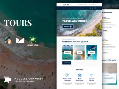 Tours - Book & Travel Responsive Email